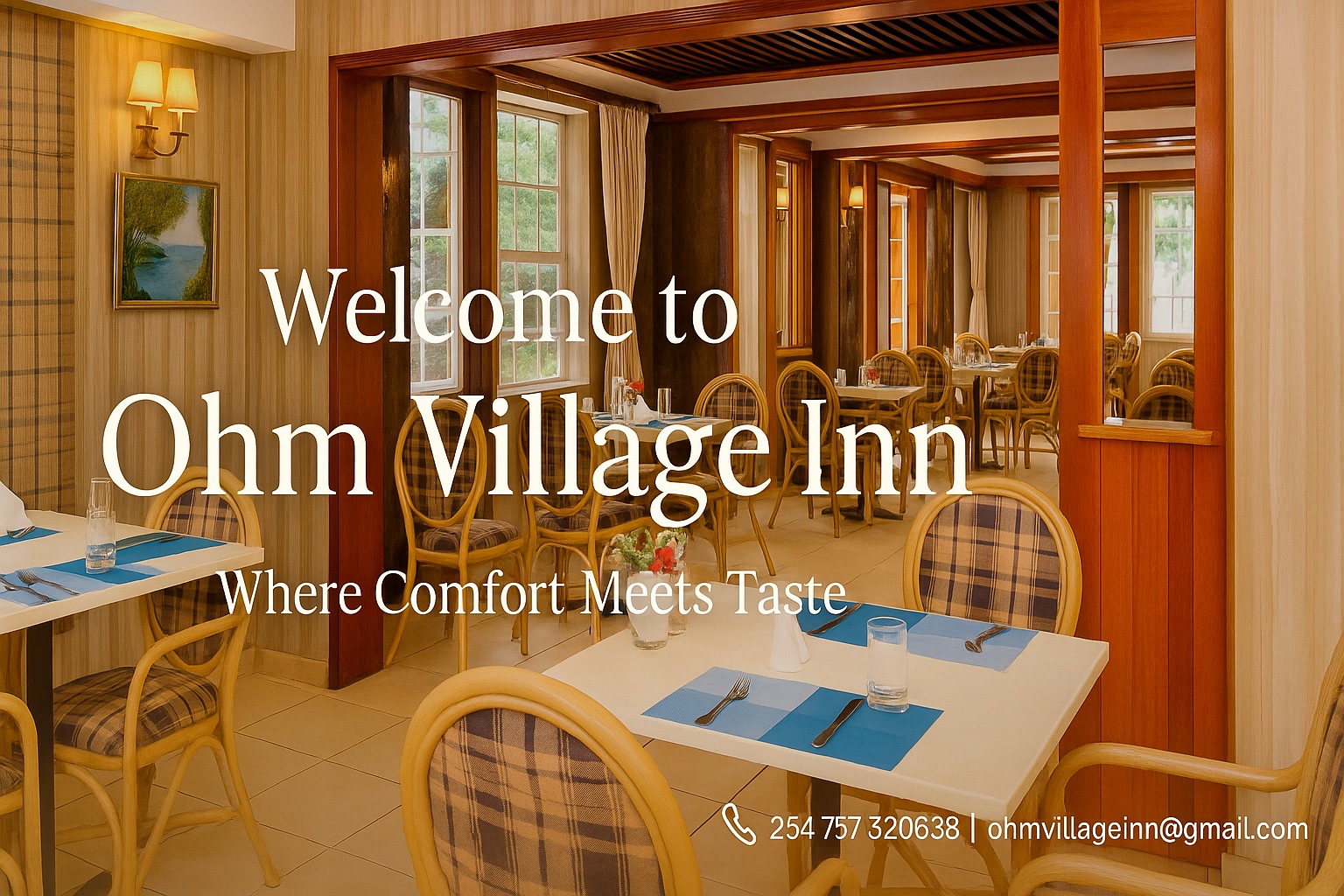 Ohm Village Inn dining