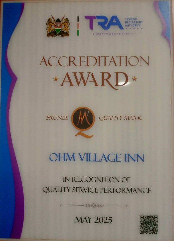 TRA Accreditation Certificate